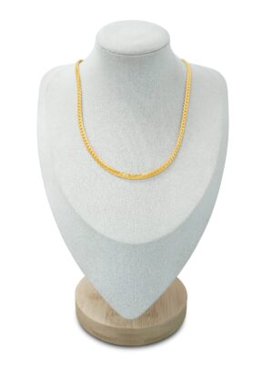 Sleek Flat Curb Chain Necklace