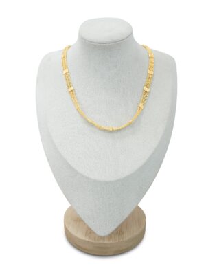 Golden Mesh Link Necklace
