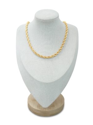 Golden Twist Rope Chain