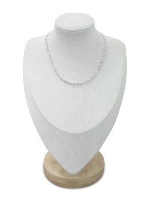 Silver Bead Chain Necklace