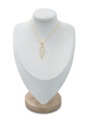 Gold Palestine Pendant Necklace