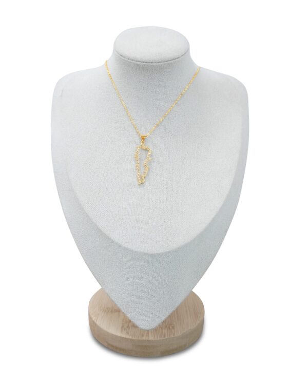 Gold Palestine Pendant Necklace