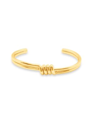 Golden Coil Accent Bracelet