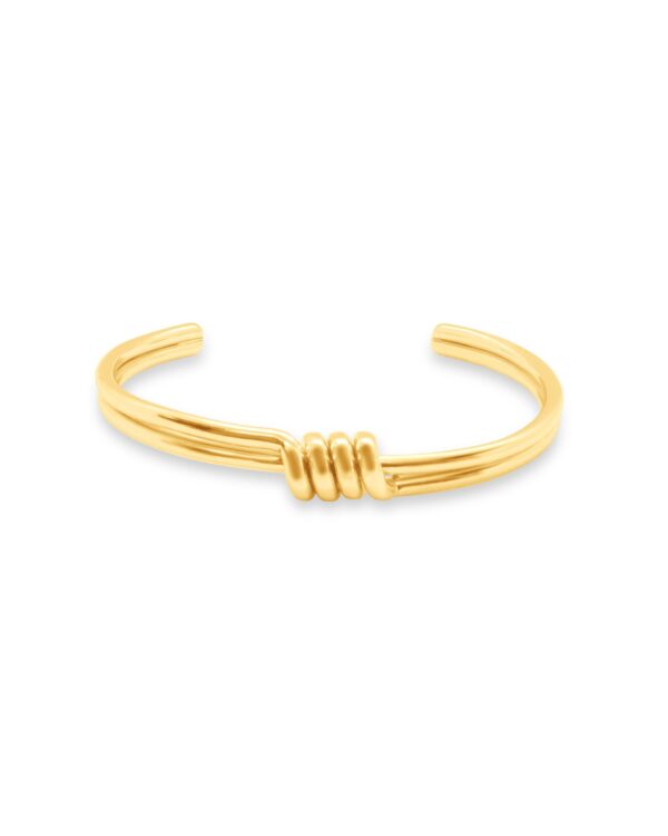Golden Coil Accent Bracelet