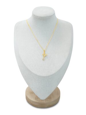 Gold Bird Pendant Necklace