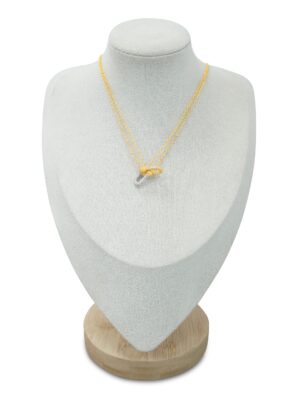 Gold Dual-Layered Pendant Necklace