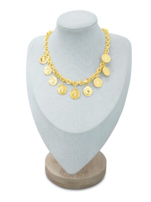 Vintage Coin Charm Necklace