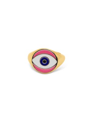 Pink Eyecon Ring