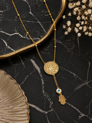 Divine Protection Lariat Necklace