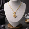Sculpted Knot Pendant Necklace