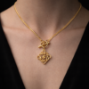Sculpted Knot Pendant Necklace