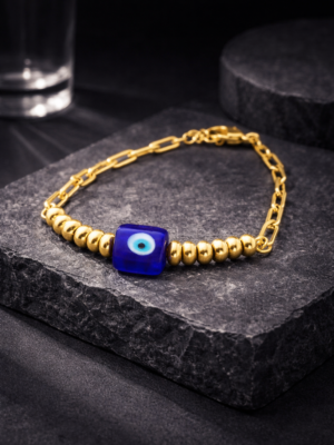 Evil Eye Bead Bracelet