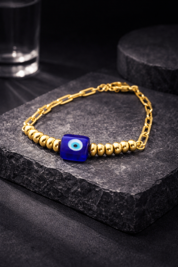 Evil Eye Bead Bracelet