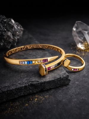 Prism Edge Cuff Bracelet