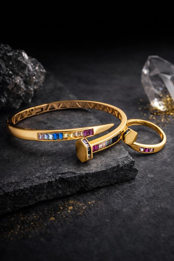 Prism Edge Cuff Bracelet