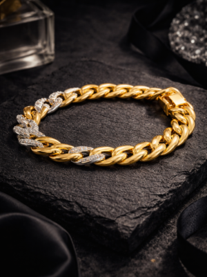 Two-Tone Ice Link Bracelet