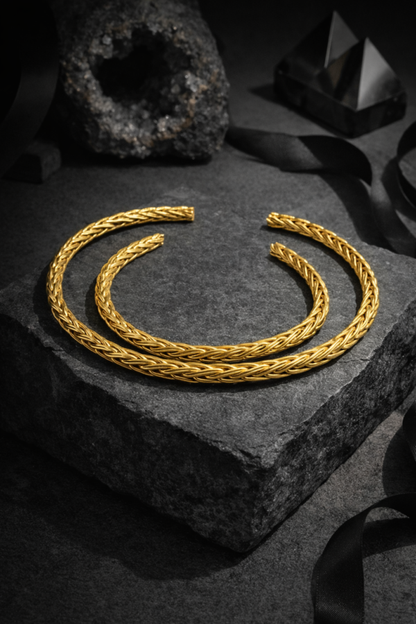 Woven Gold Bracelet