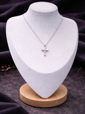 Cross Pendant Silver Necklace