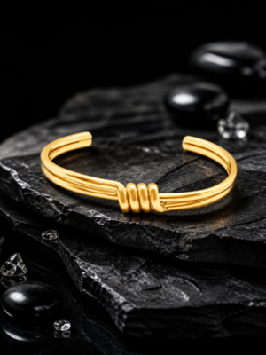 Golden Coil Accent Bracelet