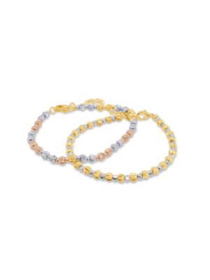 Trio Gleam Bead Bracelet