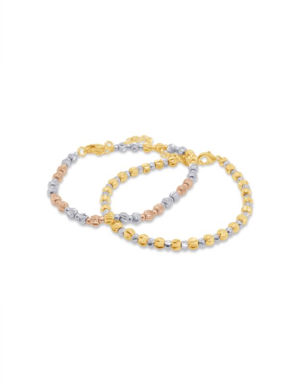 Trio Gleam Bead Bracelet